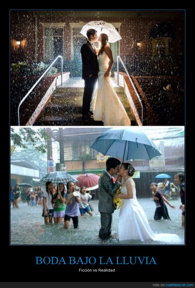realidad,lluvia,boda