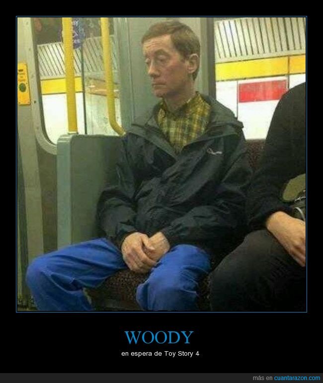 anden,metro,parecidos,Toy Story,triste,vaquero,Woody