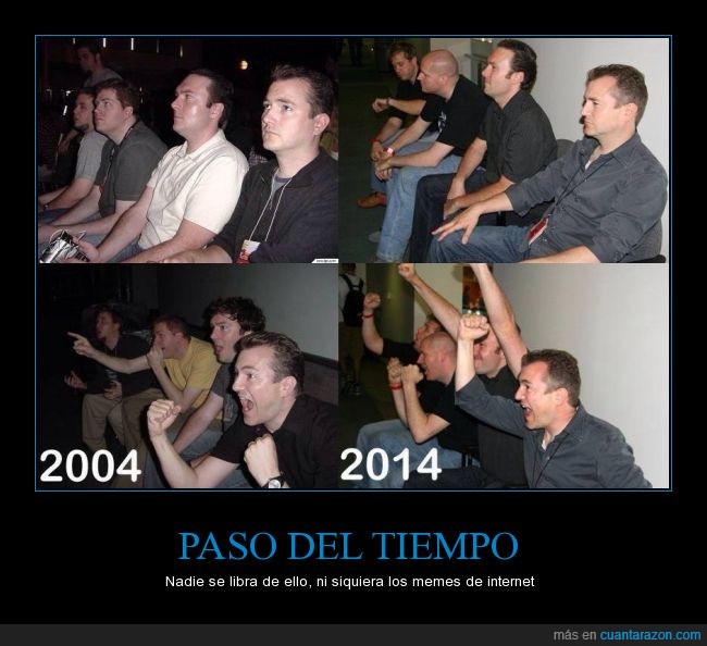 reaction guys,2004,2014,10 años,celebracion,indiferente