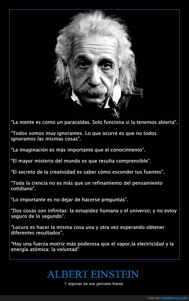 Albert Einstein,frases,científico,intelectual,popular,siglo XX,gran mente