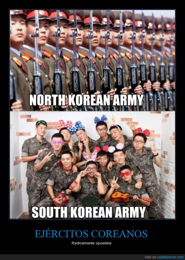 army,corea,cultura,corea del norte,corea del sur,korea,armas,militares,ejercito