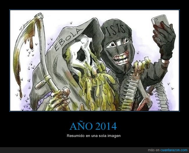 ebola,isis,2014,peligro,muerte,susto,terrorista,selfie