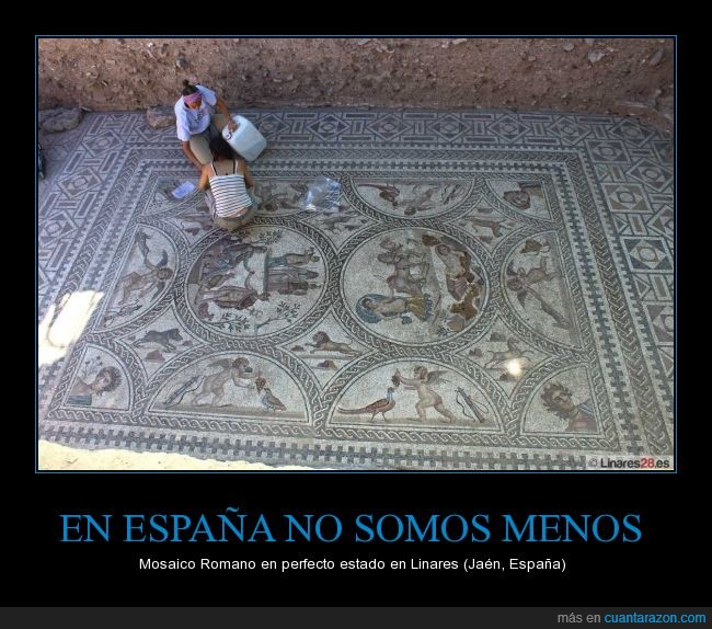 Andalucía,antiguo,Cástulo,España,Jaén,Linares,Mosaico,Romano,ruinas,termas
