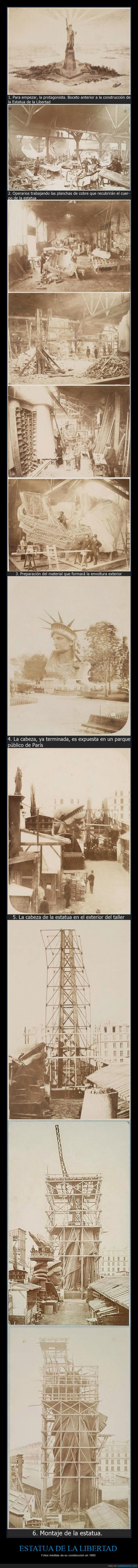 construcción,EE.UU.,Estatua de la Libertad,Francia,Frederic Auguste Bartholdi,Gustave Eiffel,inéditas