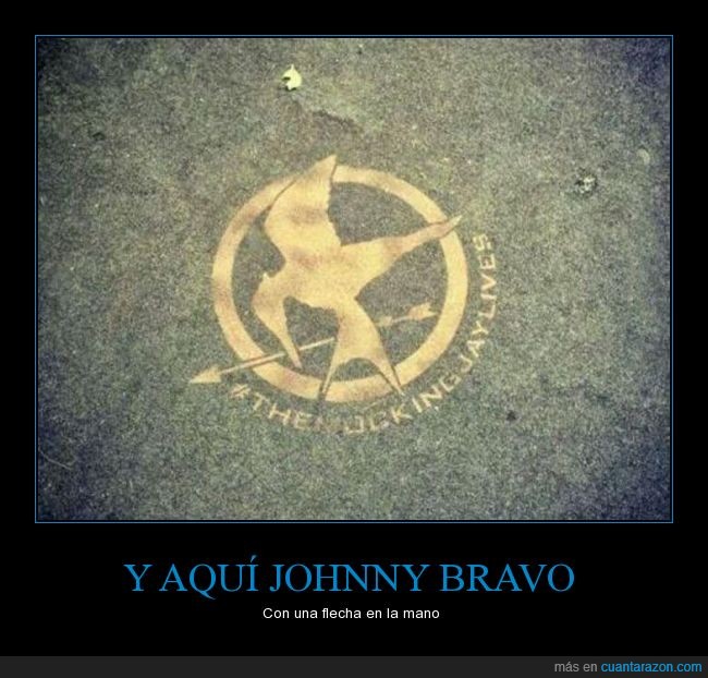 mockingjay,Johnny Bravo,logotipo,juegos del hambre,flecha,jabalina