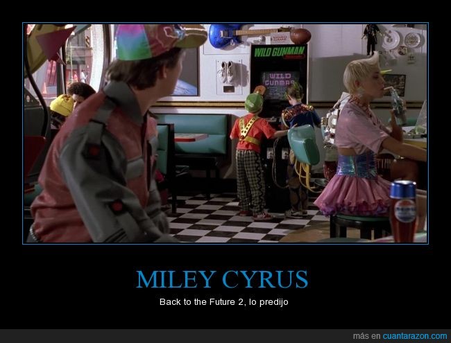 miley cirus,2015,Back to the Future 2,regresar al futuro 2,prediccion,Marty McFly