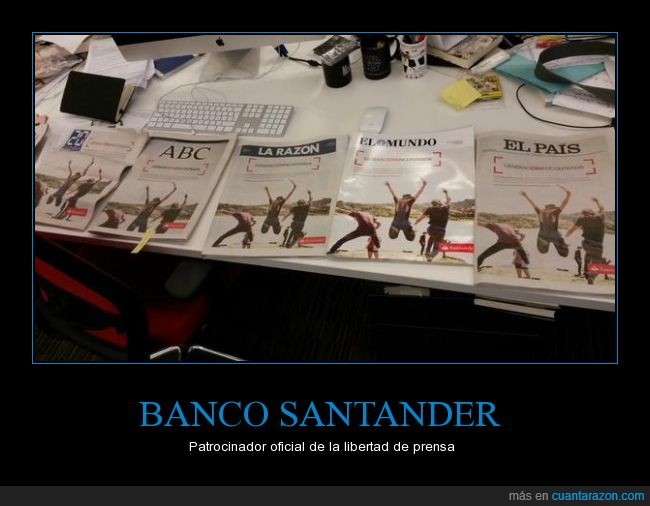 portada,publicidad,Banco Santander,periodico,20minutos