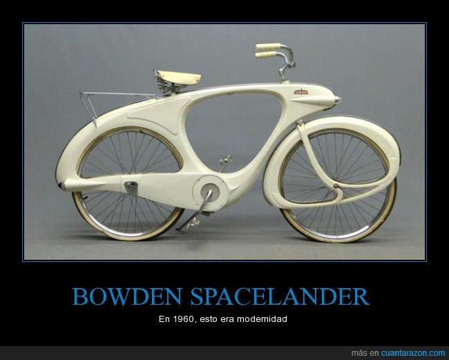 Bowden Spacelander,bicicleta,moderno,diseño,década de los 60,arodinamismo