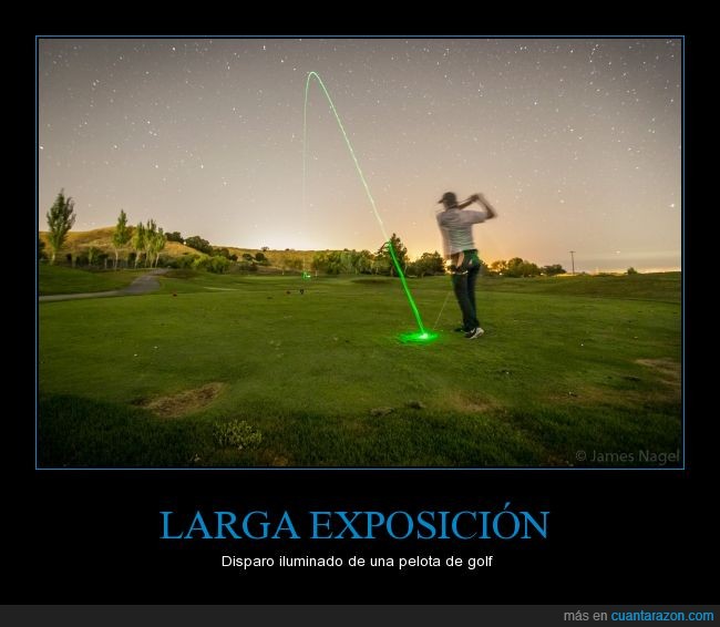 golf,golfista,James Nagel,luz,mover,noche,trayectoria