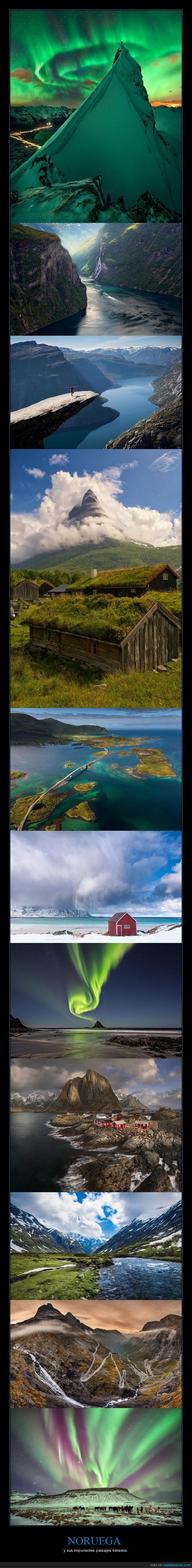 agua,aurora,cascada,escandinavia,hielo,mar,montaña,naturaleza,nieve,noruega,paisajes,tierra