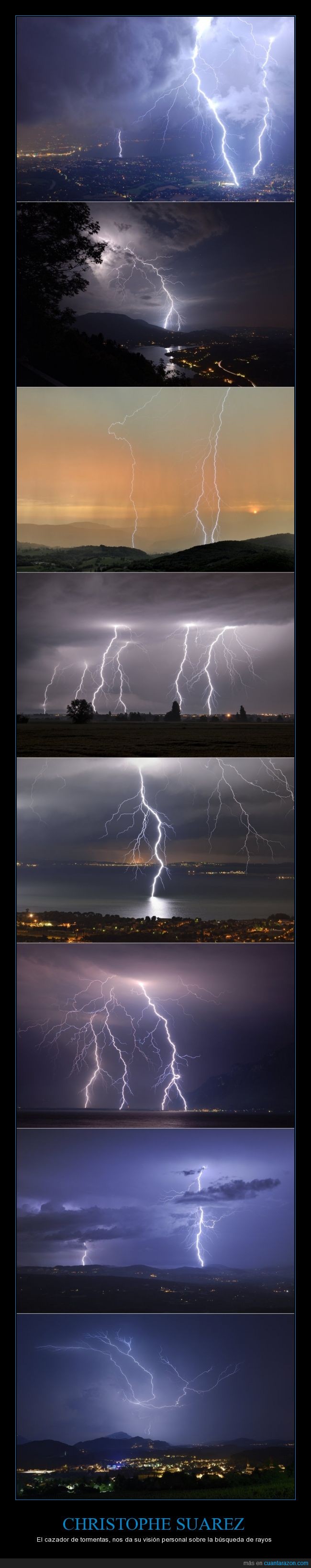 rayos,dejar de piedra,cazador de tormentas,Christophe Suarez,fotógrafo,Imágenes,Suiza