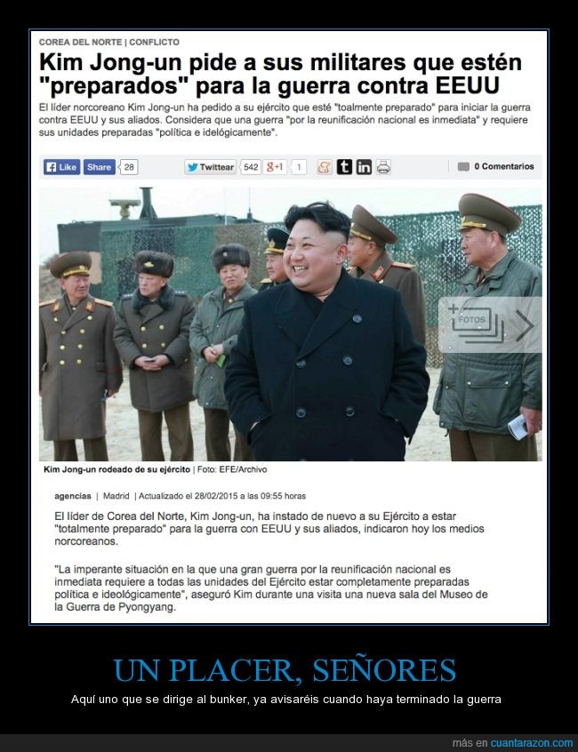 Corea,guerra,guerra nuclear,jefe norcoreano,Kim jom-un,Korea del norte,norte,preparado,soldado,tercera guerra mundial,vamos mal