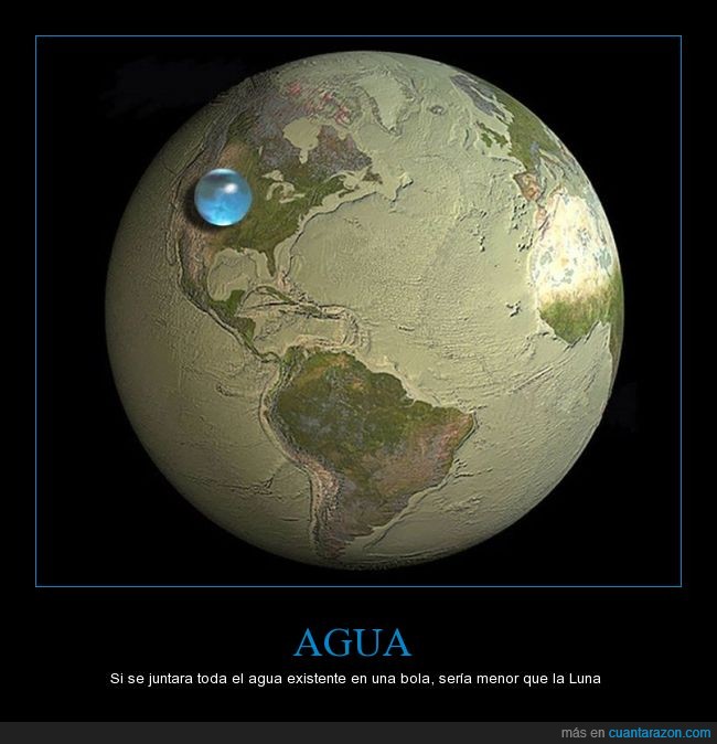 agua,liquido,luna,poca,h2o,océanos son poco profundos,70% de la superficie de la Tierra