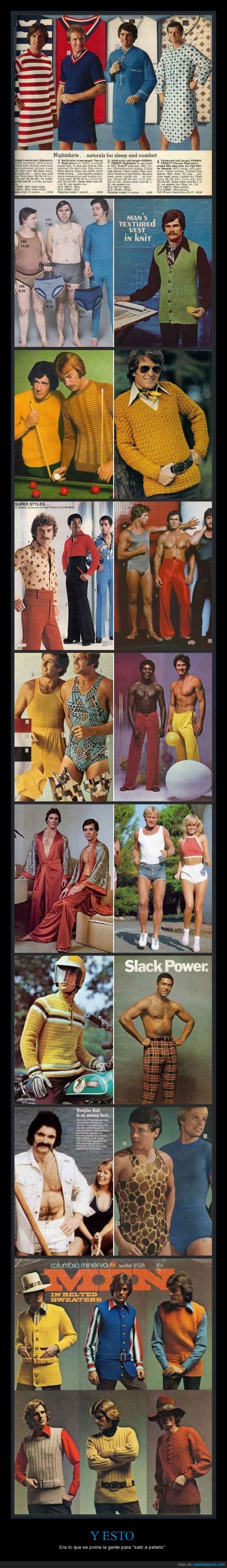Moda,pijamas,pasado,ropa,catálogos,80's,70's,estilo,punto,ganchillo,chaleco,bañador,estilazo