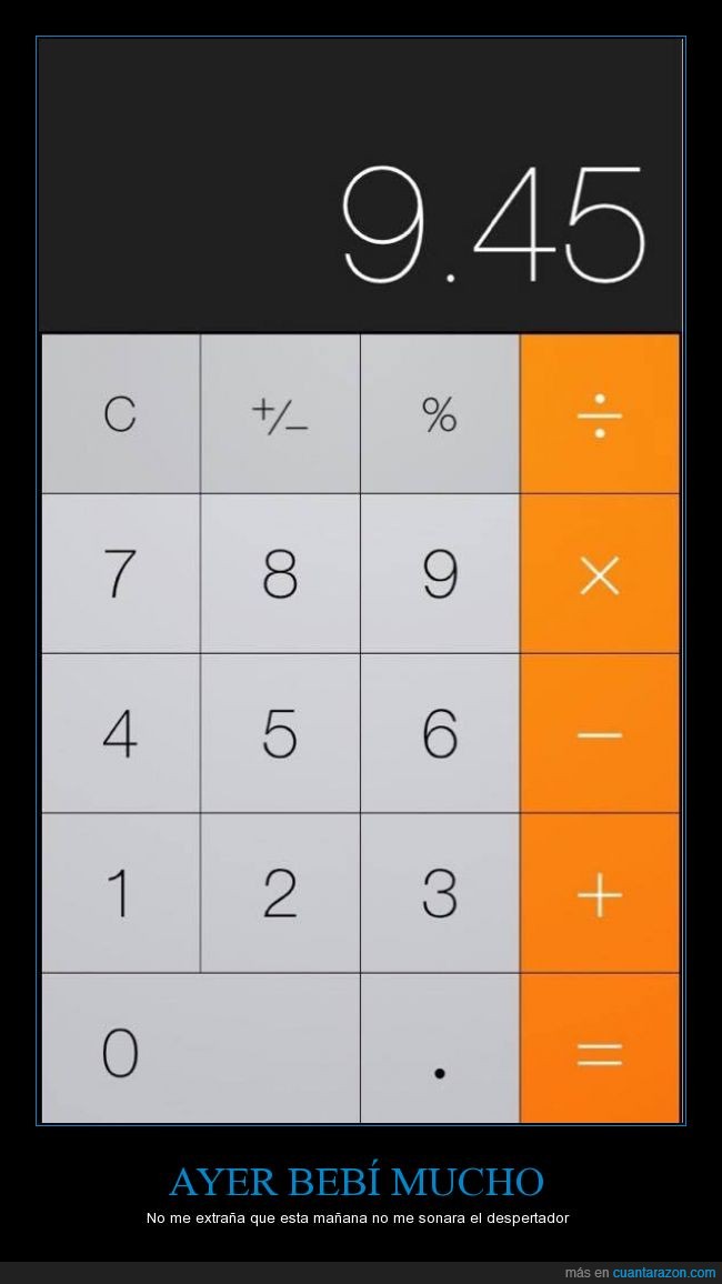 calculadora,alarma,poner,hora,calcular,error,borrachera,bebida,beber,iphone,sonar,despertador
