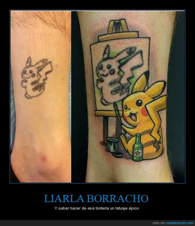 tatuaje,pikachu,fail,dibujo,arreglar,cover,lienzo,pintar,cuadro,mejor