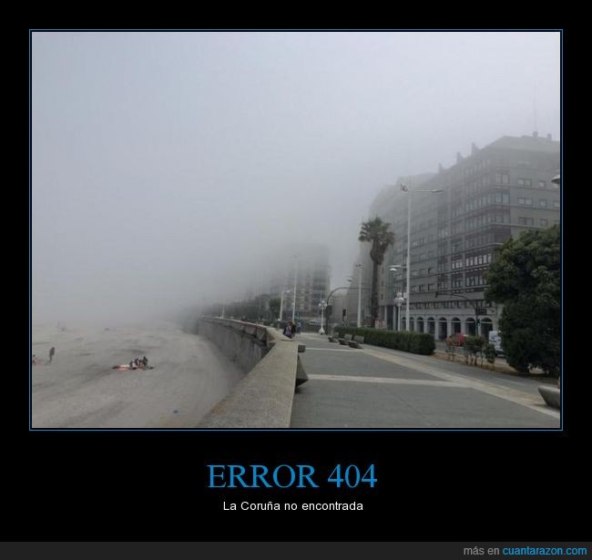 coruña,niebla,playa,error 404,not found