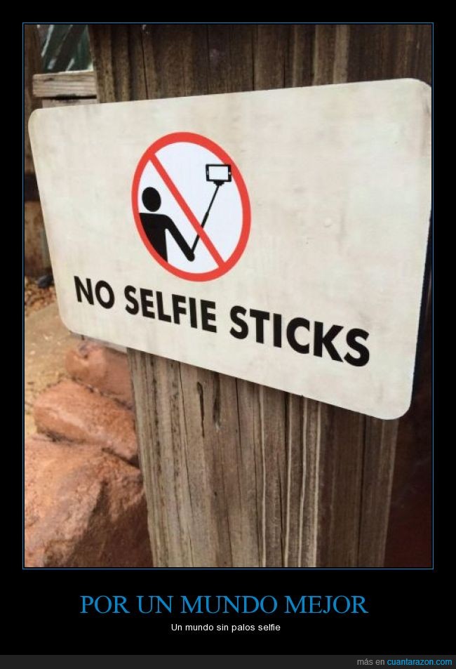 palo,prohibicion,selfie,stick