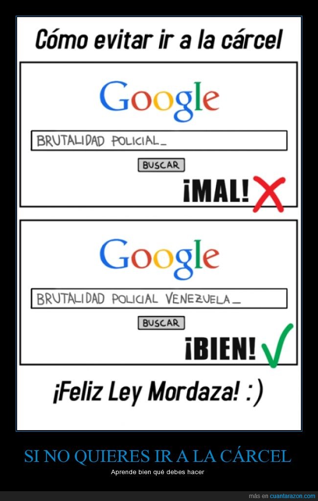Mordaza,ley,brutalidad,policial,Venezuela,España
