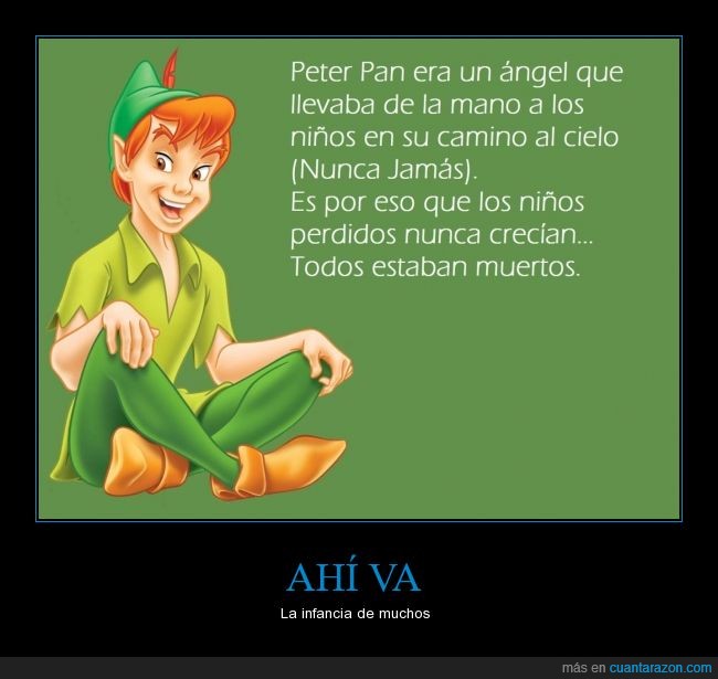 alma,Angel,muerte,niño perdido,nunca jamas,Peter Pan
