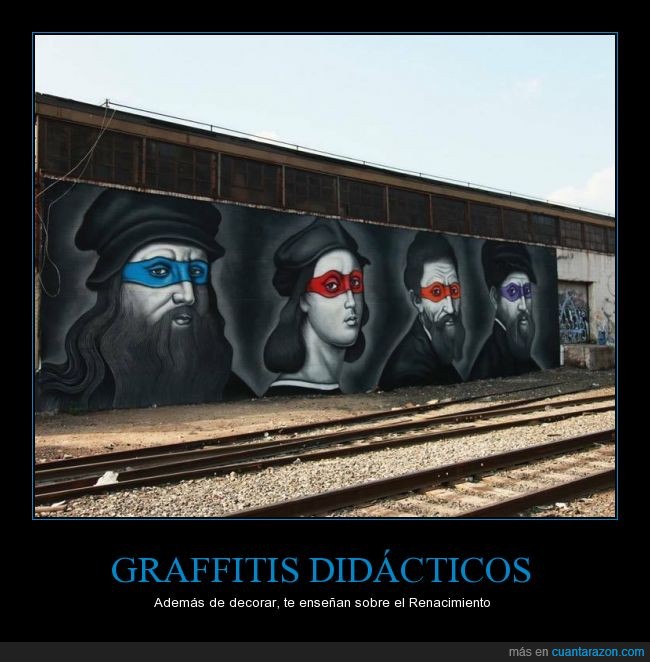 antifaz,arte,callejero,graffiti,Renacimiento,Tortugas Ninja,urbano