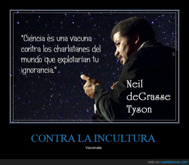 Neil DeGrasse Tyson,ciencia,cultura,charlatán,explotar,ignorancia,cura