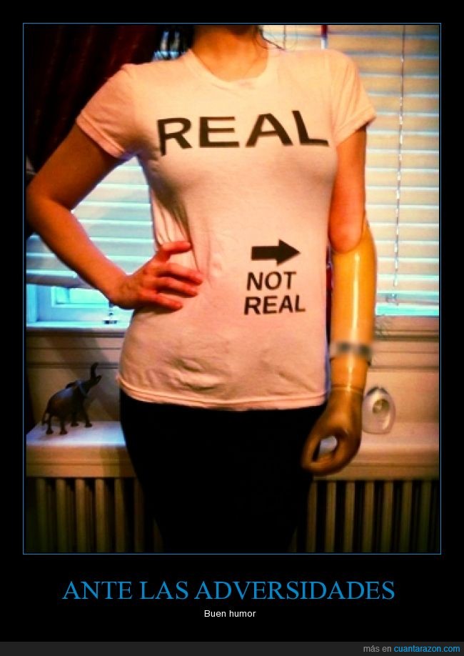 brazo biónico,real,not real,camiseta