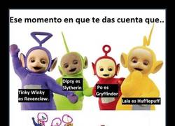 Enlace a Los Teletubbies son mortífagos