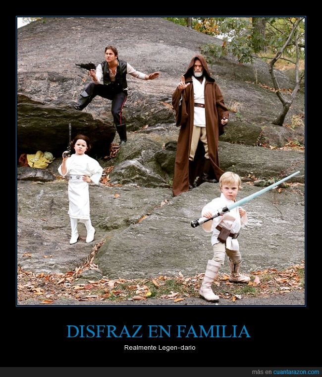 Neil Patrick Harris,legendario,halloween,lo volvió a hacer,2015,familia,disfraz,Star Wars