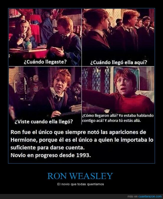 amor,Harry,Harry Potter,Hermione,Hermione Granger,Hogwarts,importar,magia,novia,novio,novios,Ron,Ron Weasley