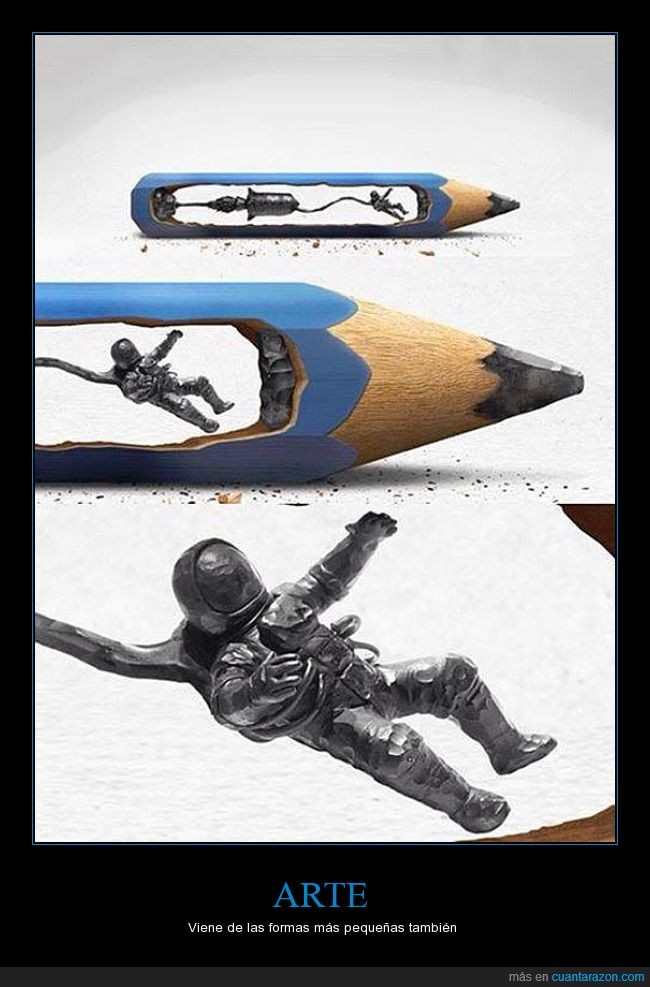 astronauta,lapiz,tallar,mina,grafito