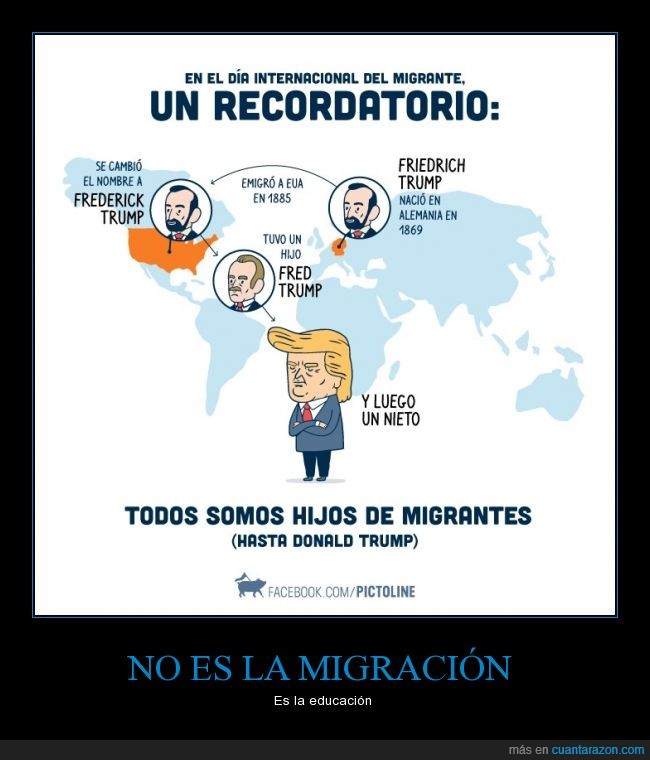 migración,trump,ancestros,viaje,país,alemania,recordatorio,Donald Trump