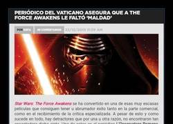 Enlace a En el Vaticano dicen que Star Wars es demasiado ''bondadosa''