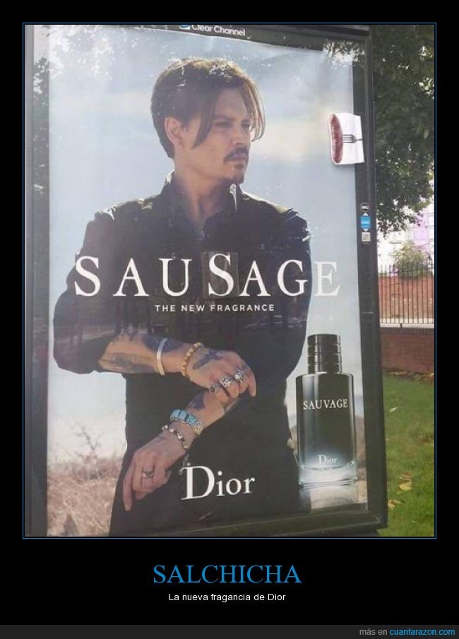 Salchicha,sausage,johnny depp,colonia,dior,troll,sauvage