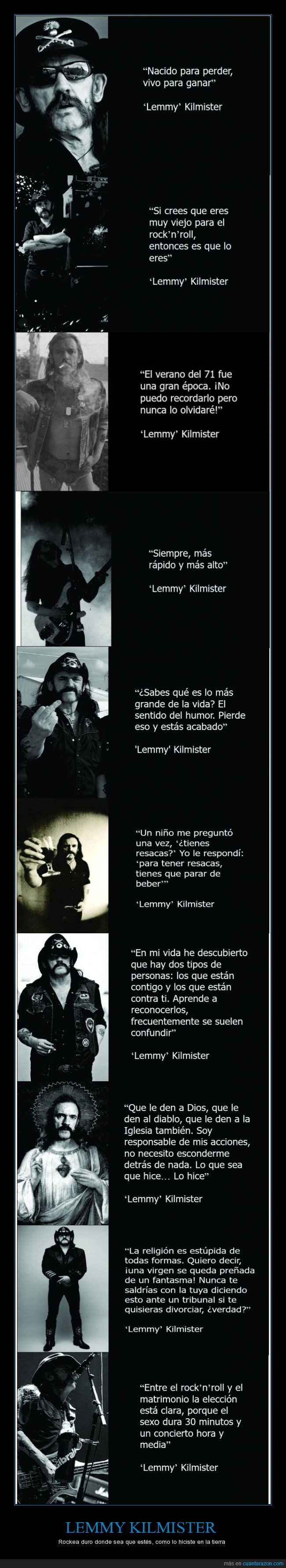 dep,estrella de Rock,falleció,Lemmy Kilmister,Motorhead,R.I.P.,rip,rockea