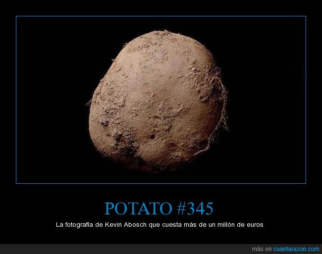 Kevin Abosch,Potato #345,patata,foto,''arte''