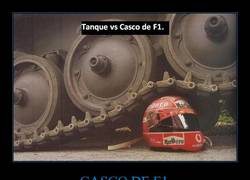 Enlace a Brutal la resistencia de los cascos de Formula1