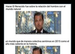 Enlace a Gana un premio y se dedica a hablar de una verdad incómoda, GRANDE LEO 