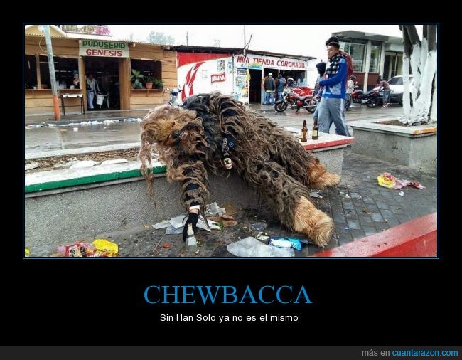 Pobre Chewbacca