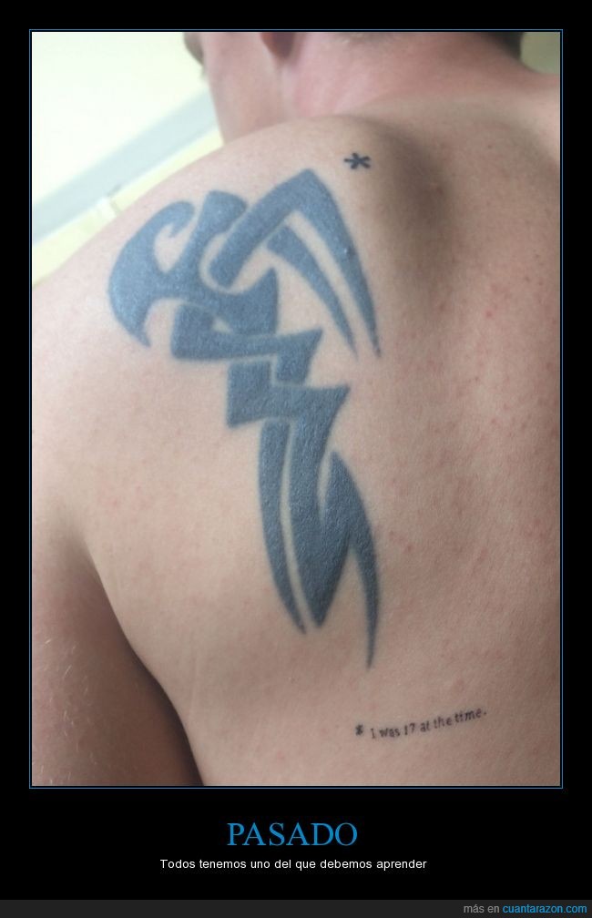 pasado,tatuaje,tribal 17,asterisco,explicación,forma