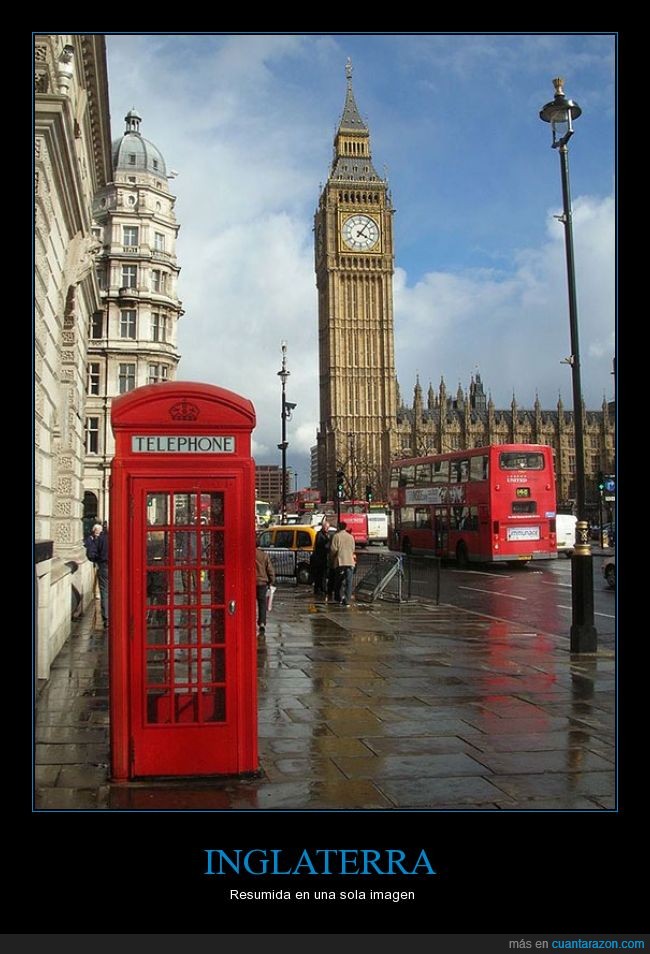 inglaterra,big ben,reloj,bus,lluvia,cabina telefonica,Londres