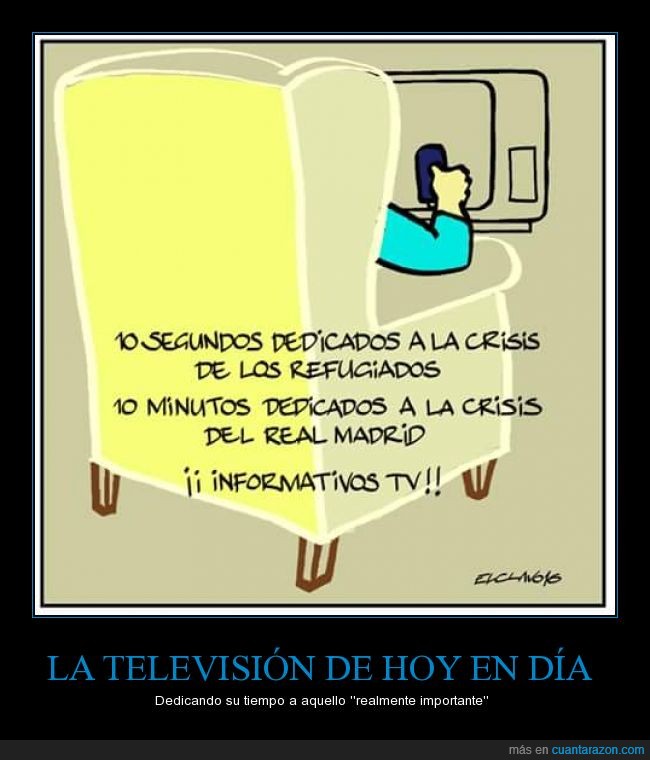 televisión,crisis,refugiados,antena,Real Madrid