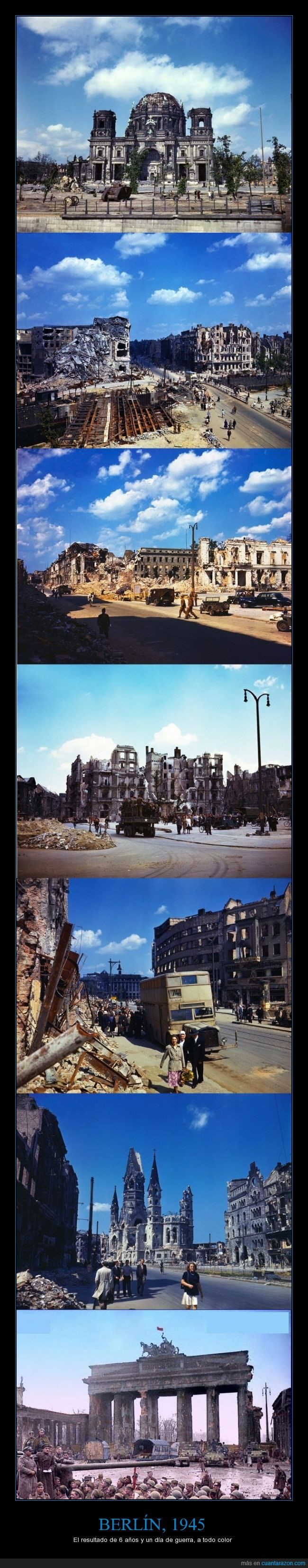 Berlín,1945,Segunda Guerra Mundial,color