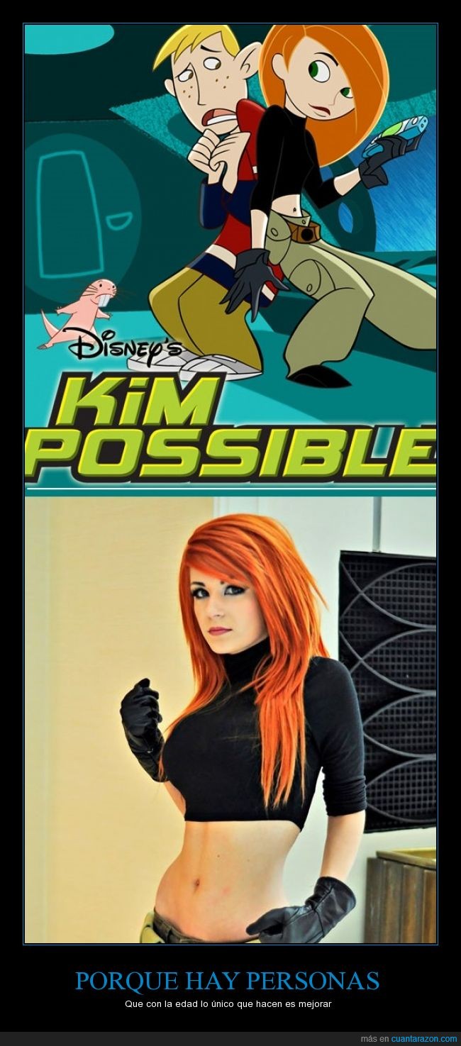 Kim Posible,crecer,edad,disfraz,pelirroja,cosplay