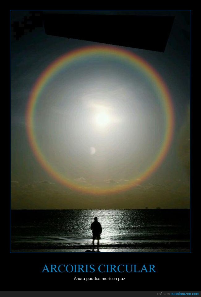 arcoiris,circular,genial,morir,paz,sol,foto,redondo