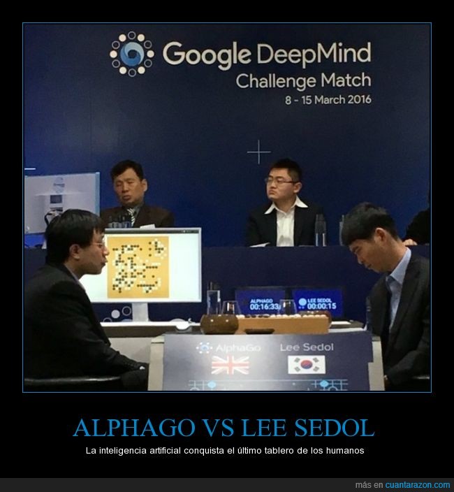 Alphago,Lee Sedol,jugar,inteligencia artificial,google,deepmind,challenge,reto