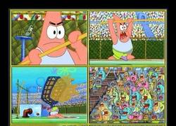 Enlace a Bob Esponja es a veces una serie muy rara