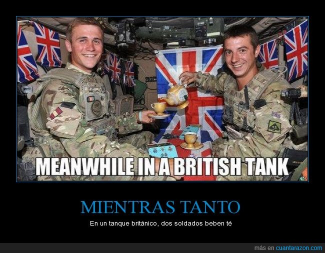 Tanque,militar,Reino Unido,Inglaterra,soldados,té,banderas