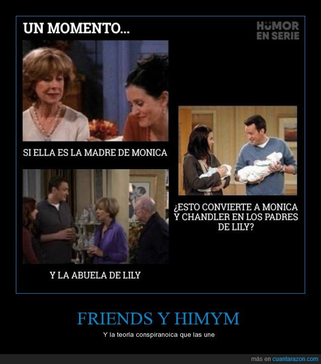 friends,himym,coincidencia,monica,chandler,lily