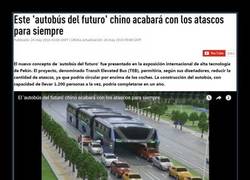 Enlace a El autobús del futuro está aquí. ¿Le encuentras algún fallo?